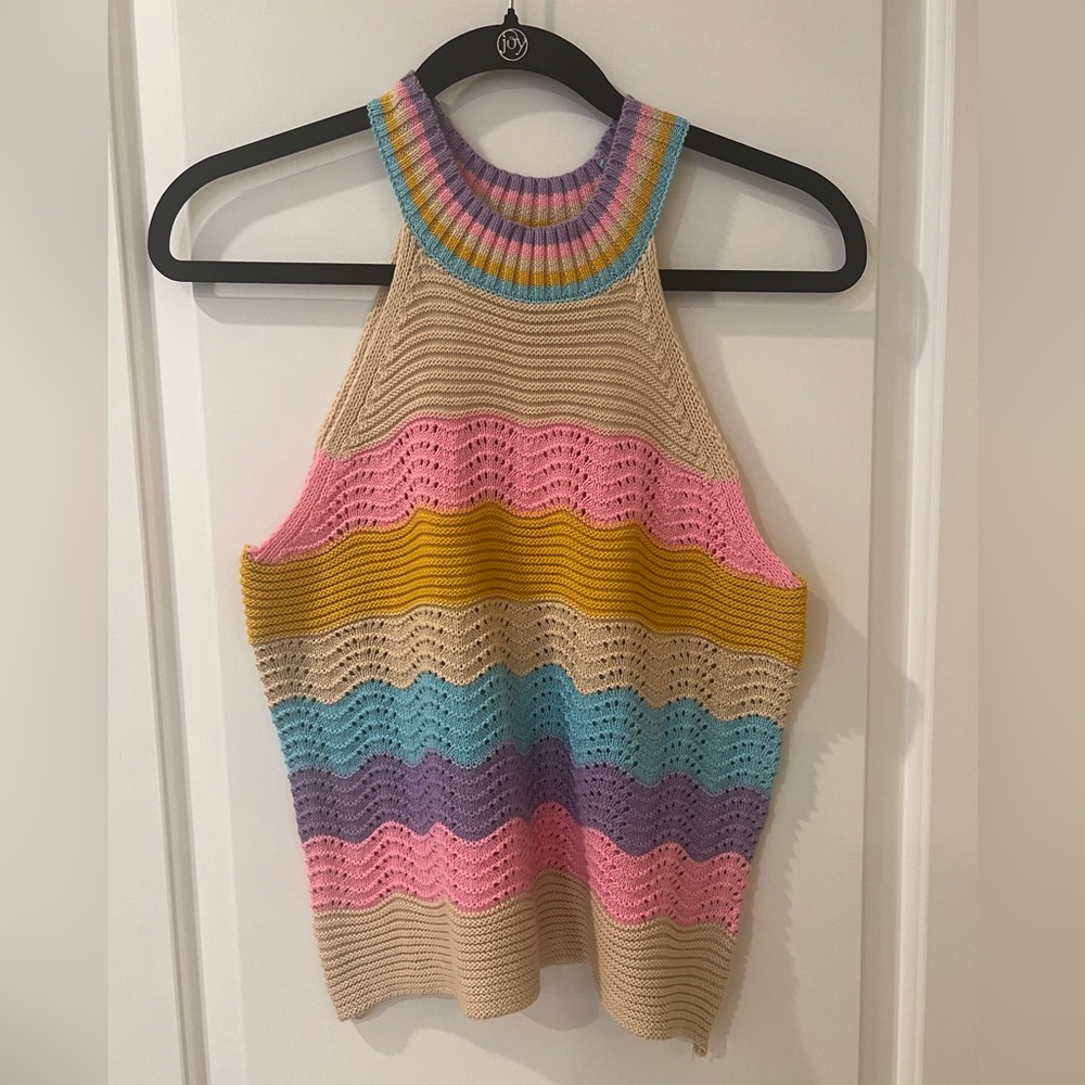 Brand new with tags. THML sleeveless sweater top.